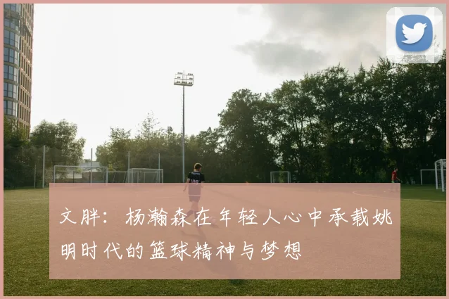 文胖：杨瀚森在年轻人心中承载姚明时代的篮球精神与梦想